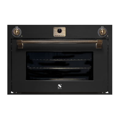 תנור בנוי 90X60 ס''מ בגימור שחור סדרת ASCOT מבית STEEL דגם AF-E9